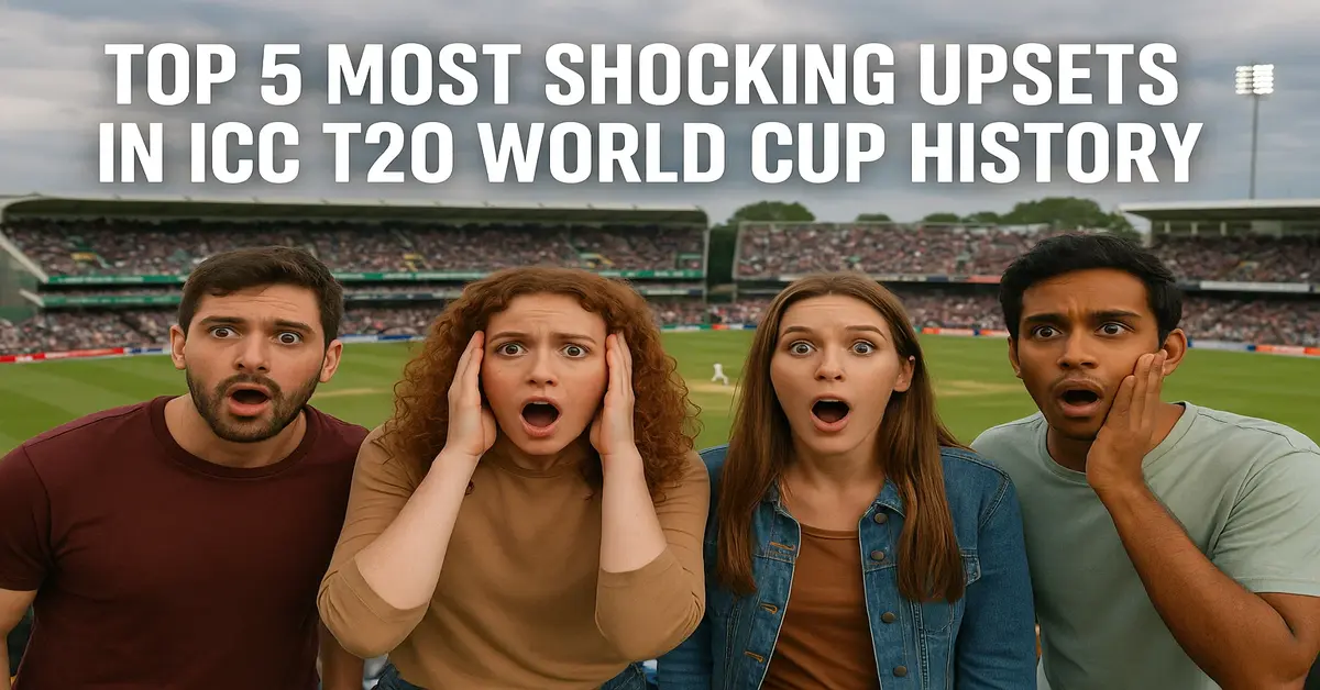 Top 5 Most Shocking Upsets in ICC T20 World Cup History