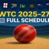 WTC 2025-27 full schedule