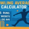 bowling average calculator