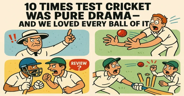 funniest test cricket matches