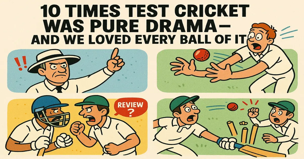 funniest test cricket matches