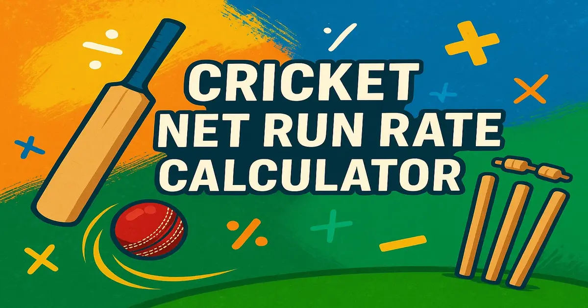 net run rate calculator